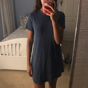 Blue T-Shirt Dress